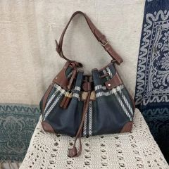 longchamp#ロンシャンかご風トートバッグ#麻糸編み地と本革仕立て 