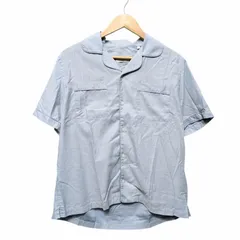 SATURDAYS NEW YORK CITY Saturdays NYC Cameron Short Sleeve Shirt 半袖シャツ BBG-10080-A 水色系 コットン サイズS 66822のサムネイル
