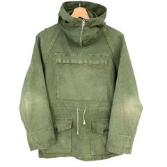 現行 美品 45R サードオックスフォード スノーパーカー F カーキ R刺繡