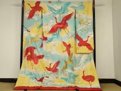平和屋着物○男性 伝統工芸士 石塚幸生 訪問着 吉祥宝尽くし 背抜き
