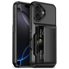 VOFOLEN for iPhone15 ケース カード入れ アイフォン15 ケース カード収納 背面 手帳型ケース 米軍MIL規格 耐衝撃 いphone15 ケース スリム 軽量 スマホケース マット質 指紋防止 落下防止 iPhone 15 ケース 6.1のサムネイル