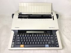 Canon Typestar 5 電子タイプライター ケース・説明書付 現状品 - メルカリ