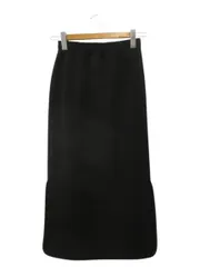 エディション Edition トゥモローランド TRIACETATE DOUBLE KNIT ダンボールイージースカート  34 ブラック 黒 ボトムスのサムネイル
