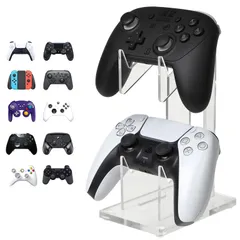 WESTBERRY コントローラースタンド 収納 ラック PS5 PS4 Switch 対応 (クリア) [クリア]のサムネイル