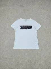 サンドロ ロゴ アプリフィ ア 半袖 Tシャツ | S00397のサムネイル