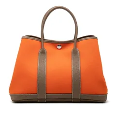 エルメス ガーデンパーティTPM トートバッグ オレンジ エトゥープ トワルオフィシエ ネゴンダ レディース HERMES【228-75076】のサムネイル