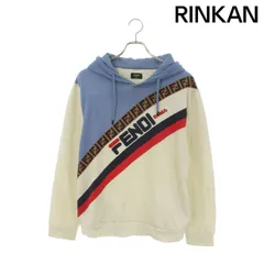 フェンディ ×フィラ FILA  FY0945 A653 フロントロゴパーカー メンズ Lのサムネイル