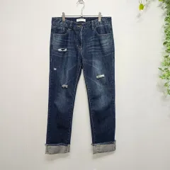 サンドロ ダメージデニムパンツのサムネイル