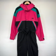 古着 ザ・ノースフェイス THE NORTH FACE GORE-TEX ツナギ 長袖 ジャンプスーツ スキーウェア M  ブラック系 マルチカラー メンズのサムネイル