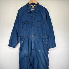 古着 60's/60年代 ヴィンテージ ラングラー Wrangler デニム ツナギ BLUE BELL オールインワン ジップ 長袖 44  ブルー系 メンズのサムネイル