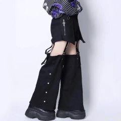 Amilige サスペンダーベルトZIPパンツ - メルカリ