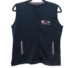 マンシングウェア MUNSINGWEAR 美品 ベスト ジップアップ ネイビー Mサイズ 0103のサムネイル