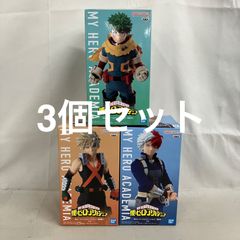 未開封 僕のヒーローアカデミア 緑谷出久 爆豪勝己 轟焦凍 フィギュア 3個セット SF6433 c101