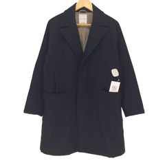 スティルバイハンド】ウールラペルドコクーンコート/メンズオーバー