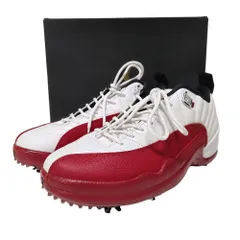NIKE ナイキ Air Jordan 12 Low Golf Varsity Red ゴルフシューズ DH-4120-161 25 バーシティレッド メンズのサムネイル