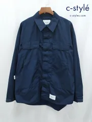 T927 [人気] WTAPS ダブルタップス ジャケット X04 ネイビー VERT JACKET 231WVDT-JKM01 | ★のサムネイル