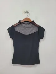 DAZY ブラック シースルー Tシャツのサムネイル