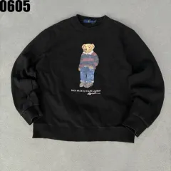 ポロ ラルフローレン ポロ ベア スウェット ブラック M