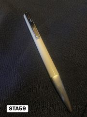MONTBLANC 赤黒2色ボールペン シルバー ヘアライン モンブラン 希少