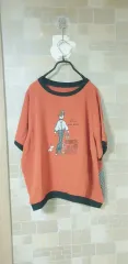 レディース オレンジタイダイ染めTシャツ(新品)のサムネイル