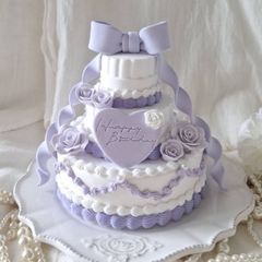 クレイケーキ　ロココ　ウェディング　誕生日ケーキ　ベビーフォト　ニューボーン クレイケーキ ロココ ウェディング 誕生日ケーキ ベビーフォト ニュー