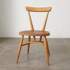 超レア ERCOL スタッキングチェア アーコール 英国 ヴィンテージ ダイニングチェア イス 無垢材 木製 椅子 子供用 キッズチェア 79758のサムネイル