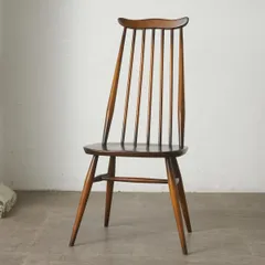 ERCOL ゴールドスミスチェア 英国 ヴィンテージ ダイニングチェア 椅子 ウィンザー チェア 木製 アーコール エルム ビンテージ 92611のサムネイル