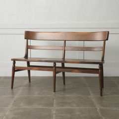 EDDA ダイニングベンチ 118 アカシア無垢 カバーリング 北欧 