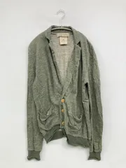 REMI RELIEF カーディガン/ボレロ S グリーン コットン リネン・麻 無地 ミドル丈 長袖 メンズのサムネイル