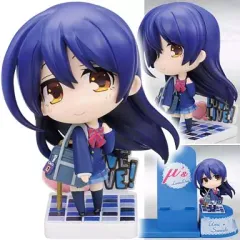 【中古】フィギュア ちょこすた 園田海未 「ラブライブ」 フィギュア付きスマホスタンド PVC製塗装済み完成品のサムネイル