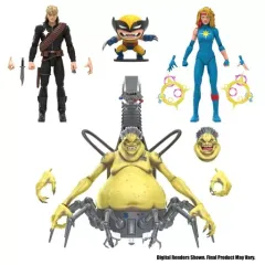 【中古】フィギュア モジョーワールド 4パック 「X-MEN」 マーベル・レジェンド X-MENシリーズ 6インチ・アクションフィギュア