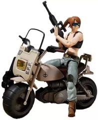 【中古】フィギュア ガンダム・ミリタリー・ジェネレーション 地球連邦軍V-SP09 一般兵士＆連邦兵専用バイク 「機動戦士ガンダム 第08MS小隊」 1/18 アクションフィギュア