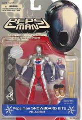 【未開封・希少】バンダイ ペプシマン スノーボード フィギュア 1998年製 未開封・希少】バンダイ ペプシマン スノーボード フィギュア 1998年製