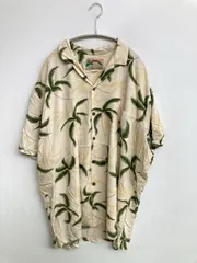 PARADISE FOUND シャツ/ブラウス ベージュ 花柄・ボタニカル柄 その他総柄 ミドル丈 半袖 オープンカラー メンズのサムネイル