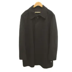 ヒューゴボス HUGO BOSS ステンカラーコート カシミヤ混 50 茶 ブラウン 無地 レギュラーカラー 長袖 /YU ■ECA005のサムネイル