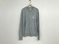本物フランクリンマーシャルFRANKLINMARSHALLニットロゴ刺繍レーヨンウールナイロンカシミヤ長袖TシャツロンTメンズサーフアメカジストリートミリタリービジネススーツモードドレスゴルフグレーイタリア製XSのサムネイル