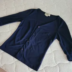 ネイビー色 ブラウス (M)のサムネイル