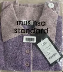 新品 MUSINSA STANDARD パープル ブークレ ニット Sのサムネイル