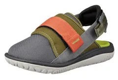 【SALE】【HI-TEC】HT SD007 KAWAZ CLOG KHAKI/GRAY ハイテック カワズクロッグ カーキ/グレー サンダルのサムネイル