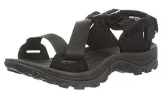 【SALE】【HI-TEC】HT SD008 BLACK【ハイテック】サンダル　ブラック サンダル 大人靴 メンズ レディースのサムネイル