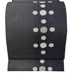 撫松庵 夏帯 紗 八寸名古屋帯 開き仕立て ポリエステル 美品 イ7024