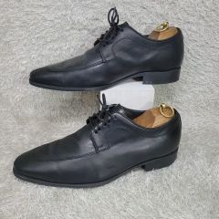 極美品【42】ecco ヘルシンキクラシック ビジネスシューズ スクエア