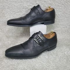 831 【人気】キャサリンハムネットロンドン モンクストラップ 黒 26cm