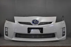 フロントバンパー Fバンパー ウィンカー フォグランプ(ユニット) ライトウォッシャー 電動コーナーポール付 070 白 (ZVW30) プリウス Gツーリング 前期 52119-47080 52119-47160-A1 s024994Jのサムネイル