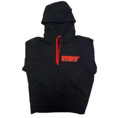 Hugo Boss ヒューゴボス パーカー フーディ 10236955 01 黒 赤 Mサイズ レッドロゴテープ メンズファッションのサムネイル