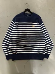 Lee リー ロゴ ストライプ ニット Mのサムネイル