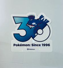 ポケモン メガフェスタ 30周年ロゴステッカー カイオーガ 韓国限定