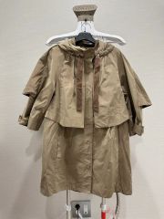 sacai ベージュ ダブルブレスト トレンチコート - メルカリ