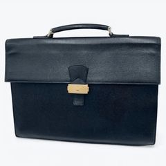 極美品】ポールスミス 本革 ビジネスバッグ A4 スペイン製 黒 メンズ