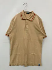 Paul Smith JEANS ポロシャツ M ベージュ 無地 ライン柄 半袖 メンズのサムネイル